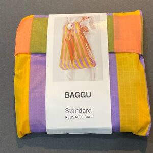 NWT BAGGU SUNSET QUILT STRIPE Standard Size Reusable Bag